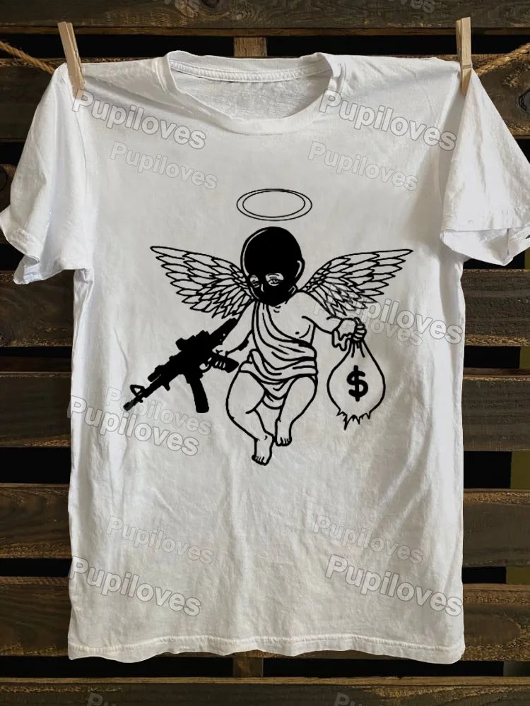 Pupiloves Pupiloves Gangster Angel T-shirt