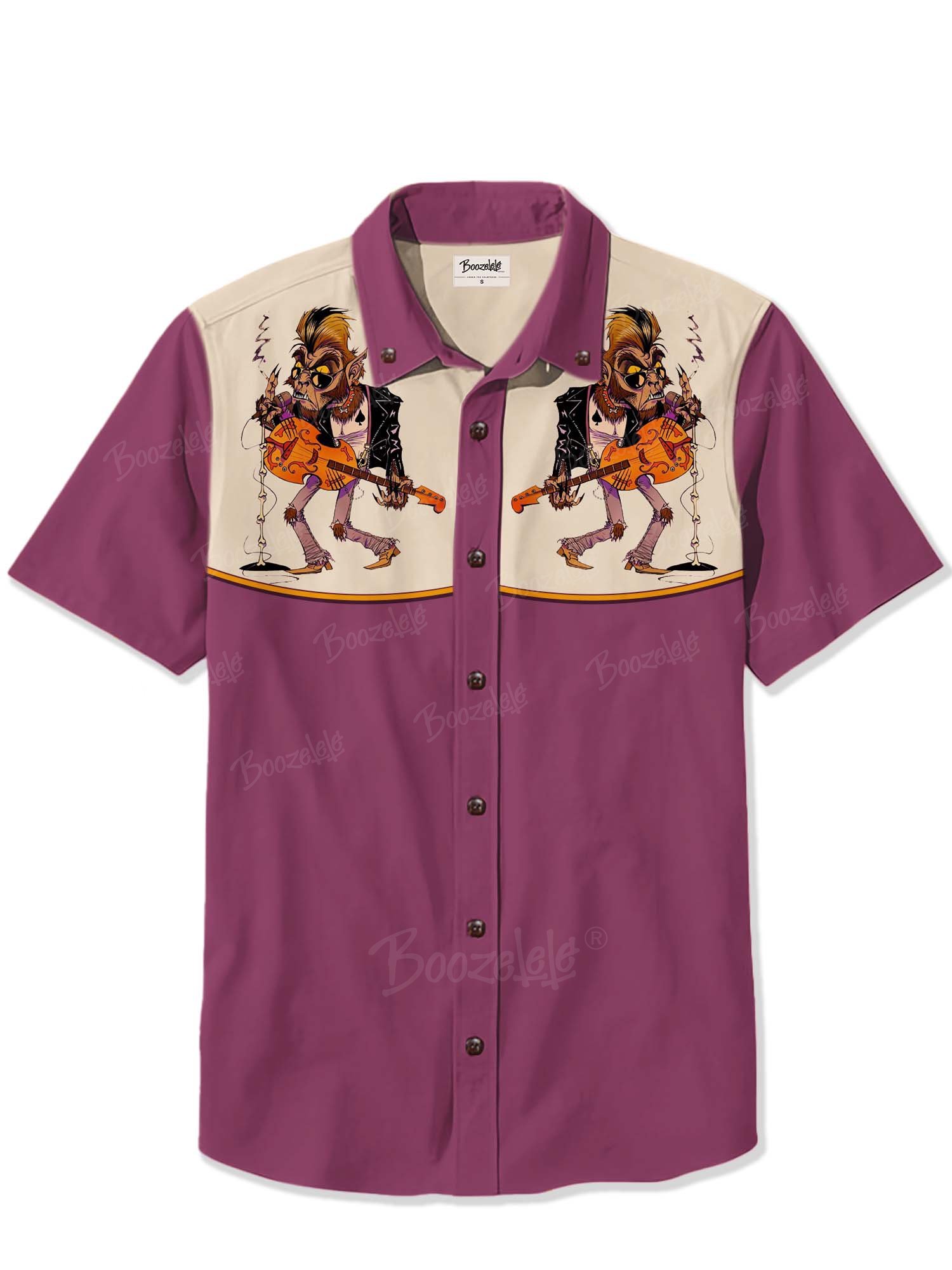 Music Monster Wolfman - 100% Cotton Shirt
