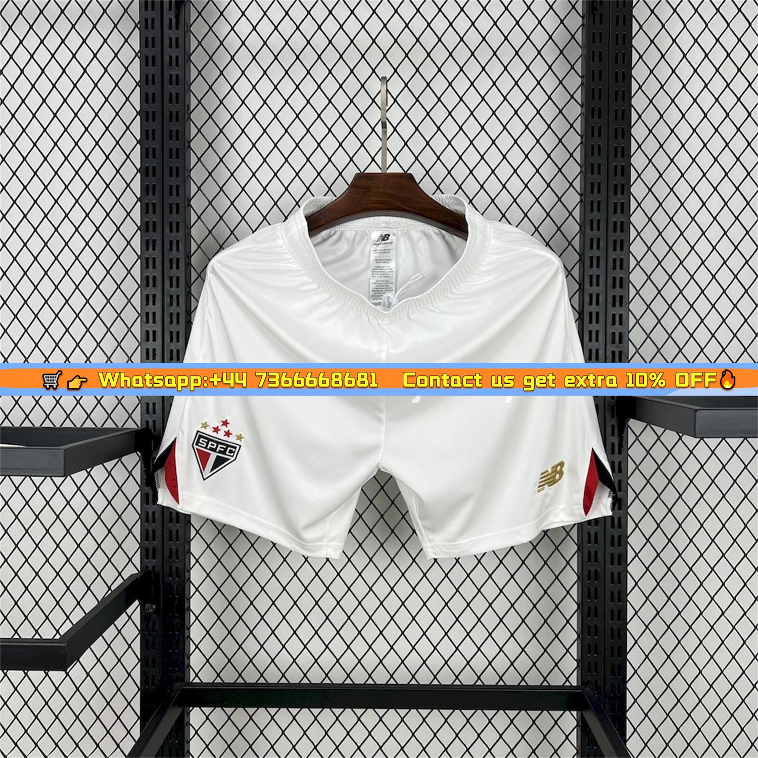 Sao Paulo 25-26 Home White Shorts - Fans Version