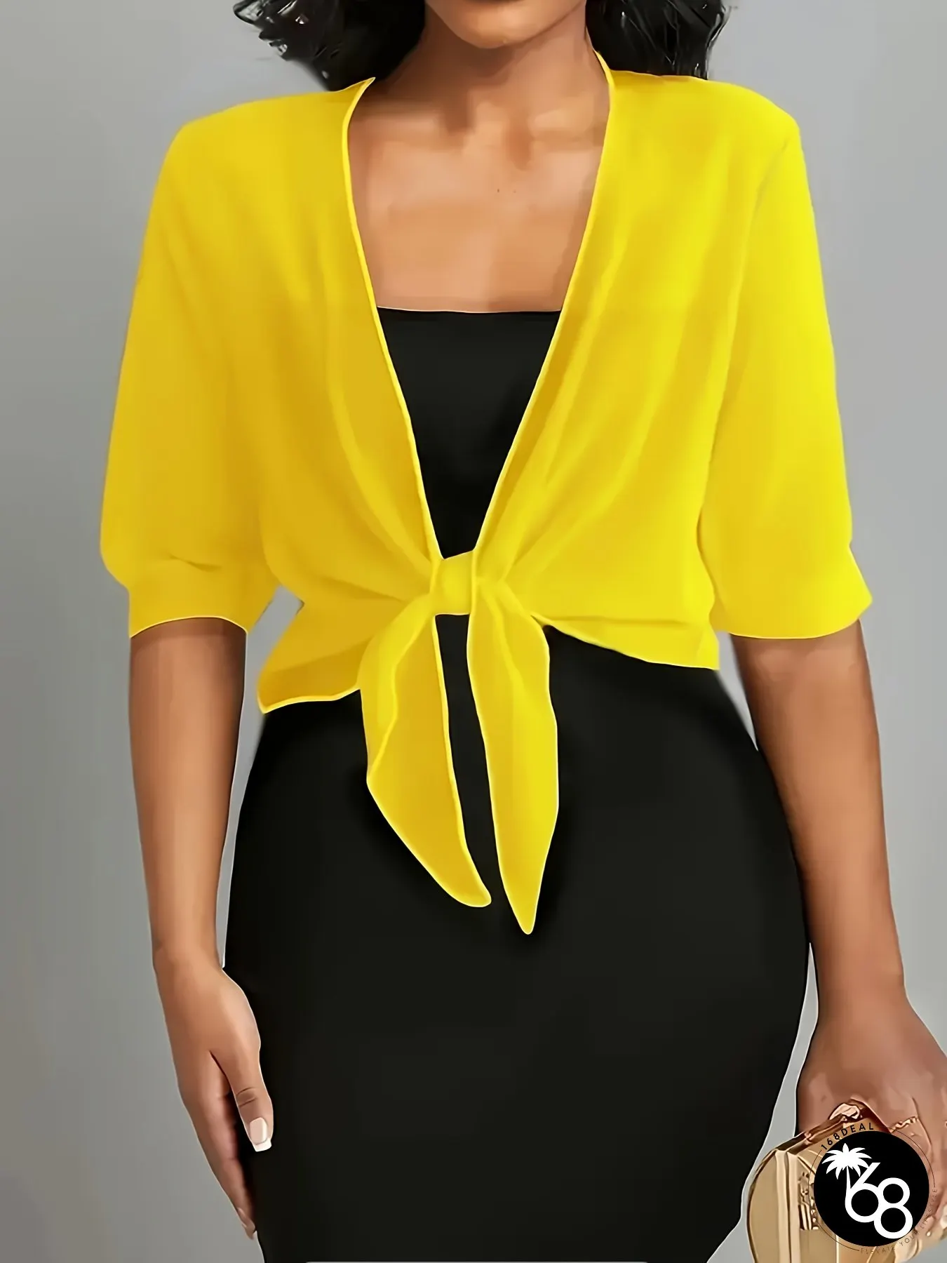 New Elegant Solid Color Shawl Three-Piece Set for Women | 168DEAL