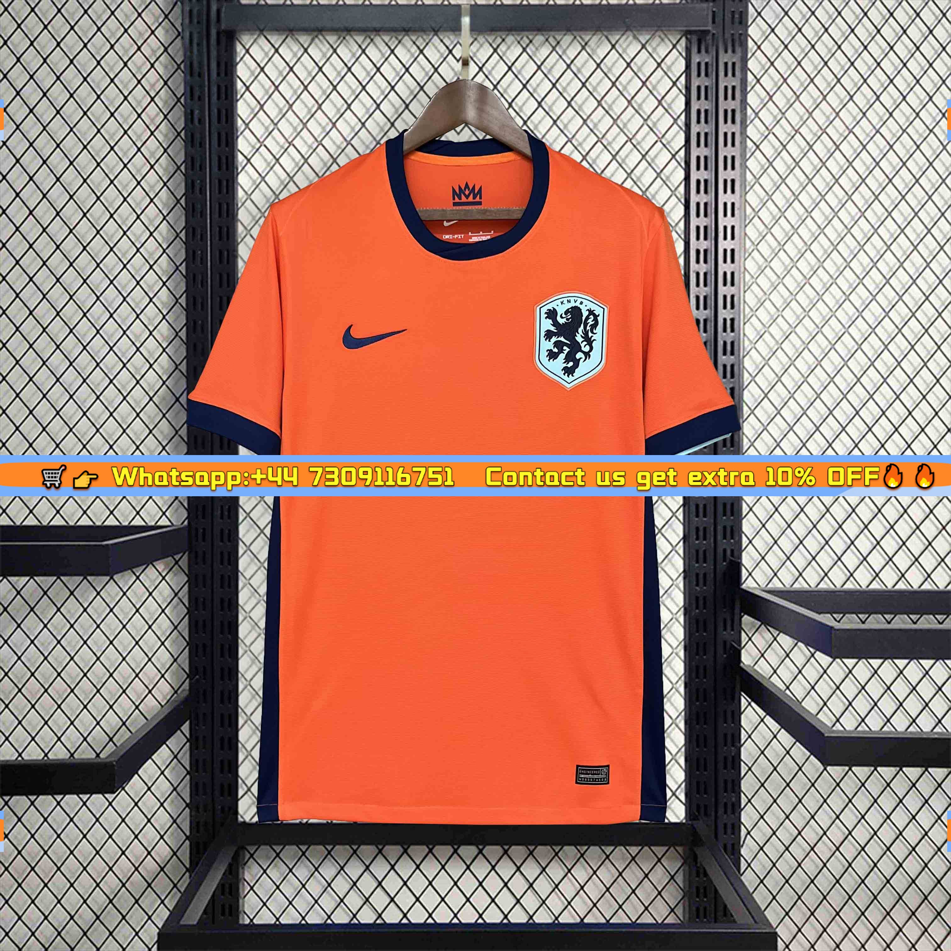 Netherlands 2024 Home Stadium Jersey - Fans Version