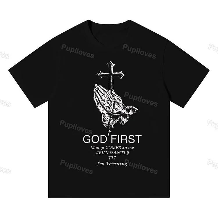 Pupiloves Pupiloves God First T-shirt