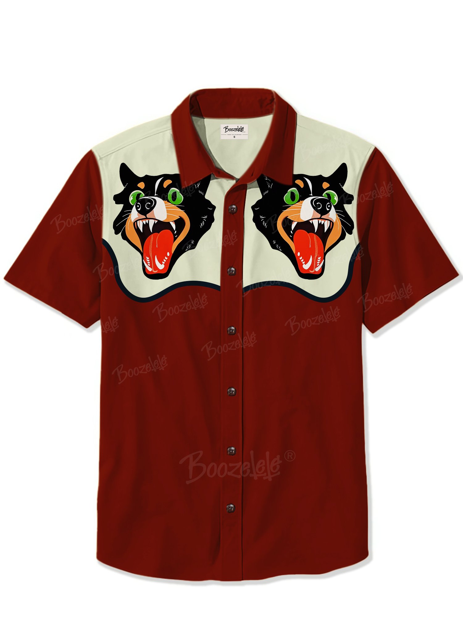 Retro Long-Toothed Puppy- 100% Cotton Shirt