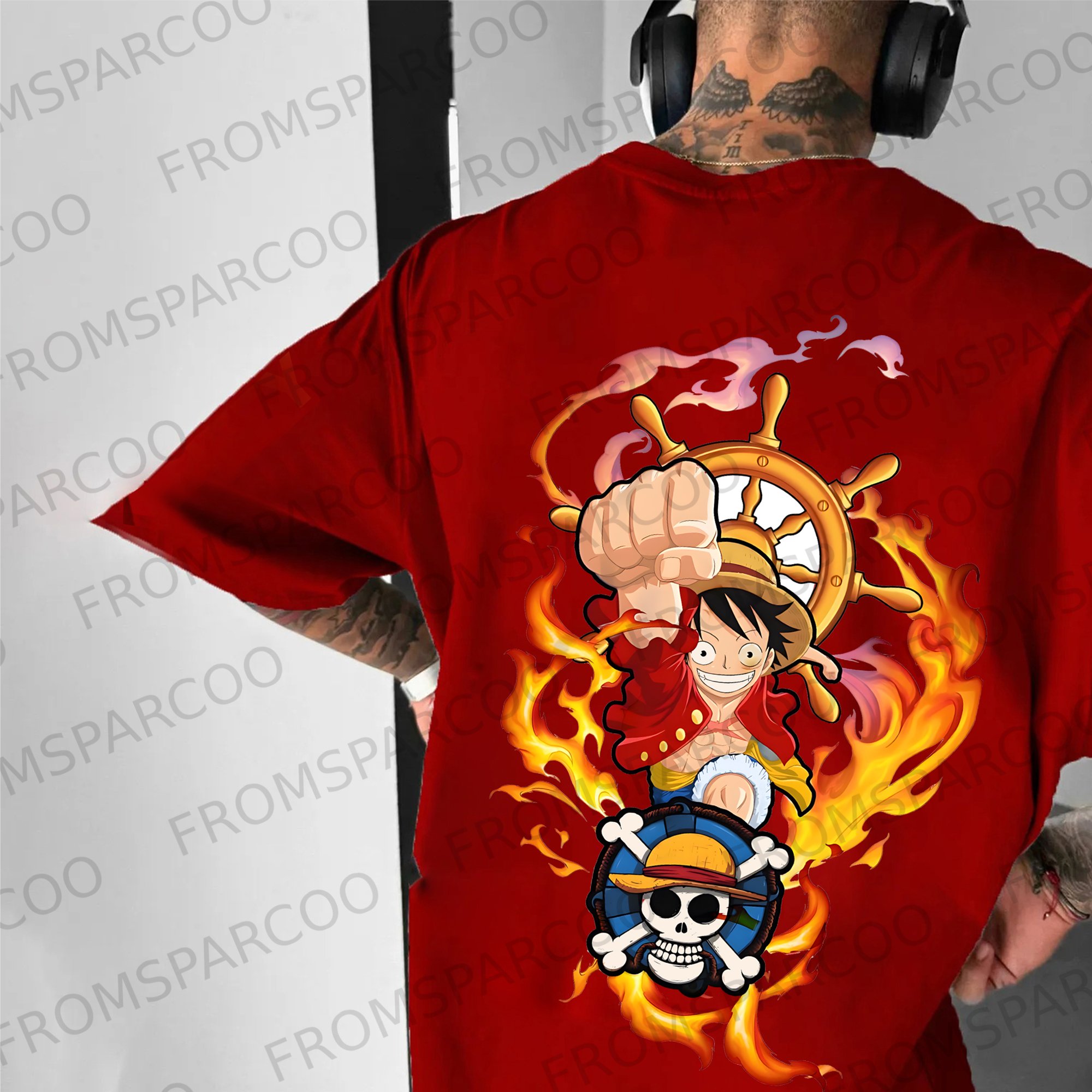 Casual Anima Design Short Sleeves T-shirt
