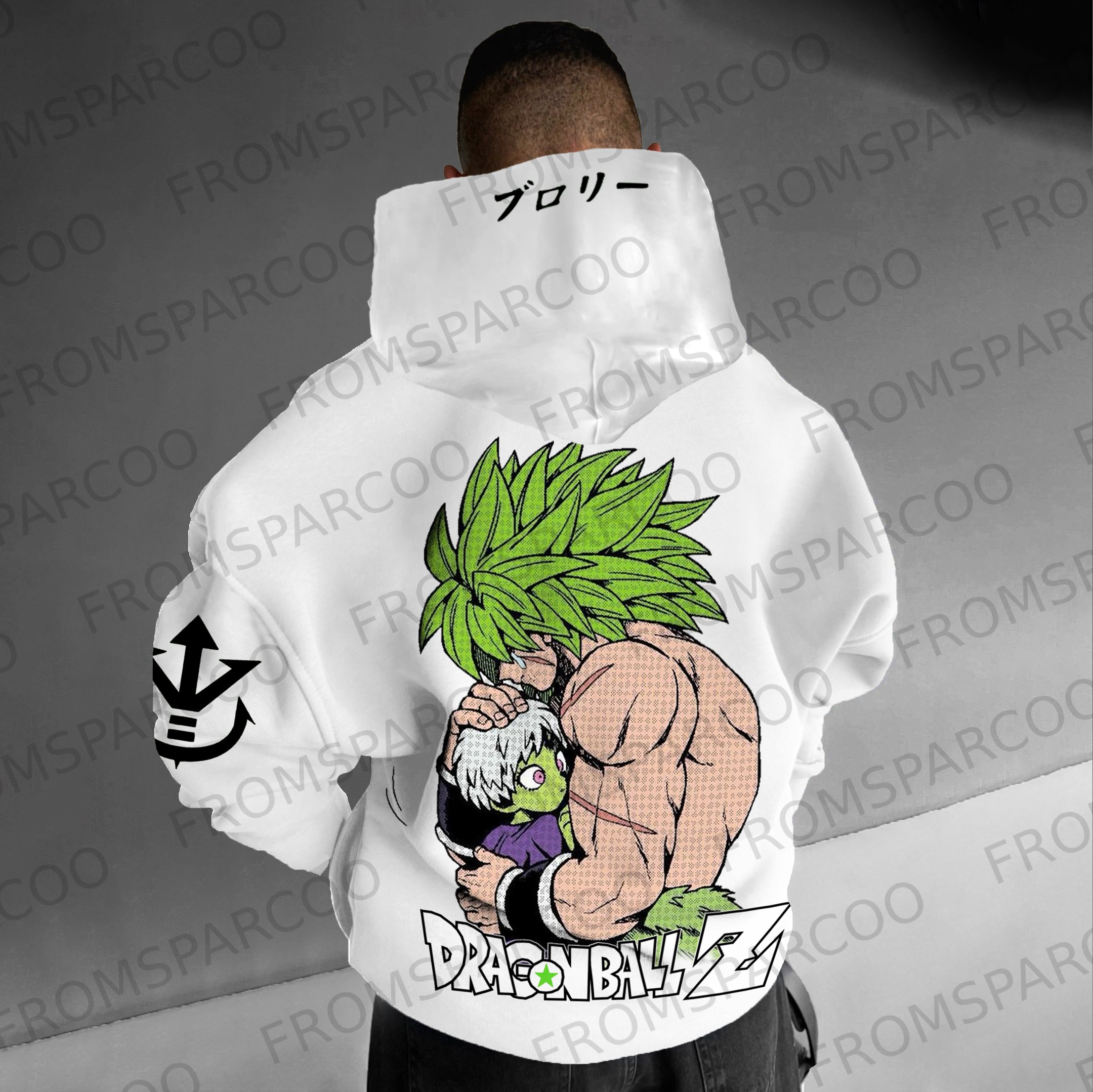 Oversized Unisex DBZ Anime Print Hoodie