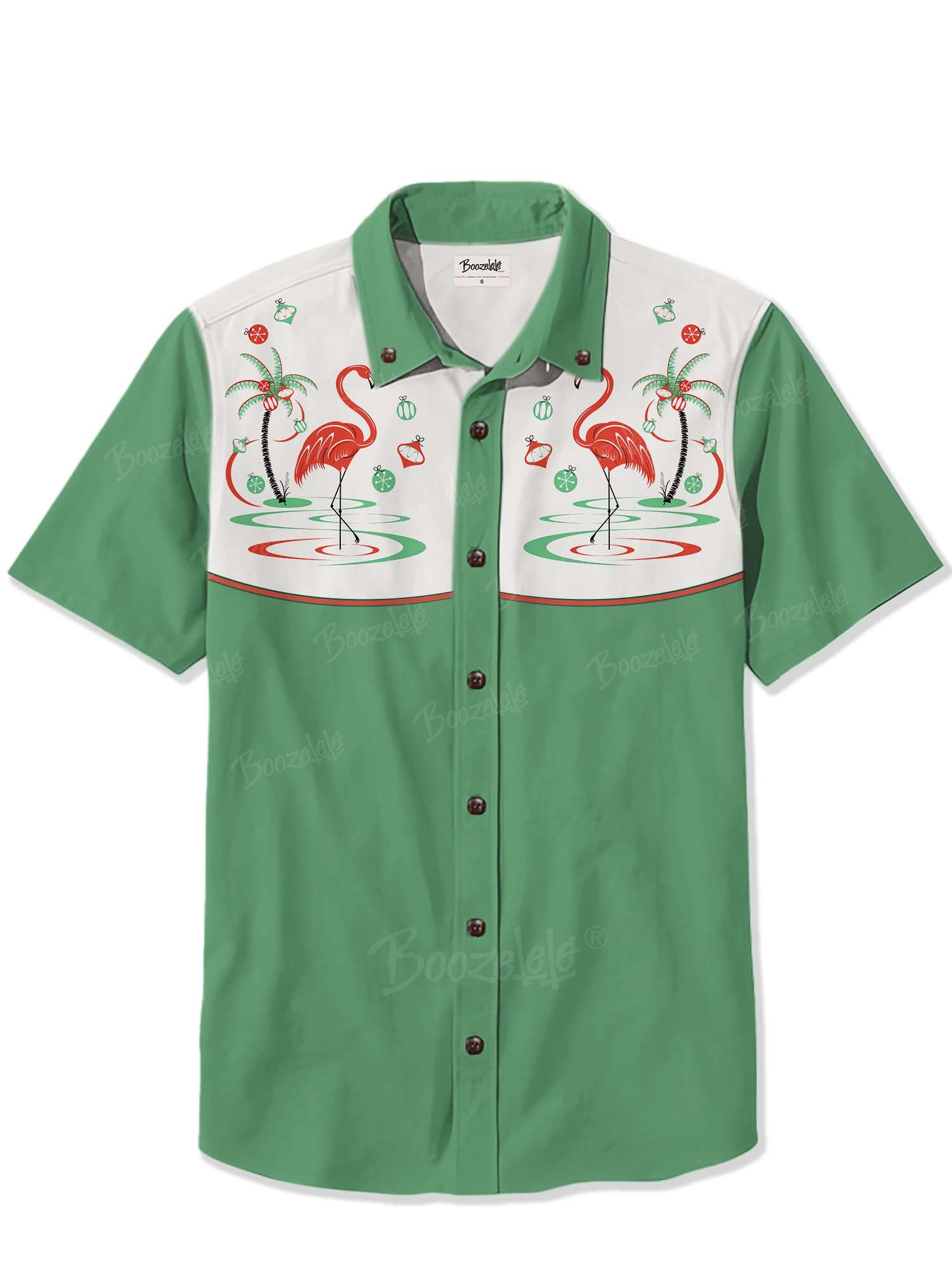 Christmas Atomic Flamingo - 100% Cotton Shirt