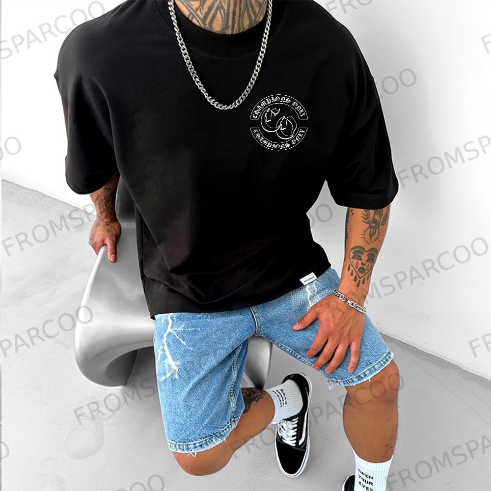 Unisex Street Style Printed T-Shirt