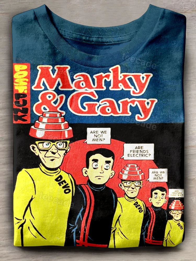 Teecade Devo Band Marky Art Print T-shirt