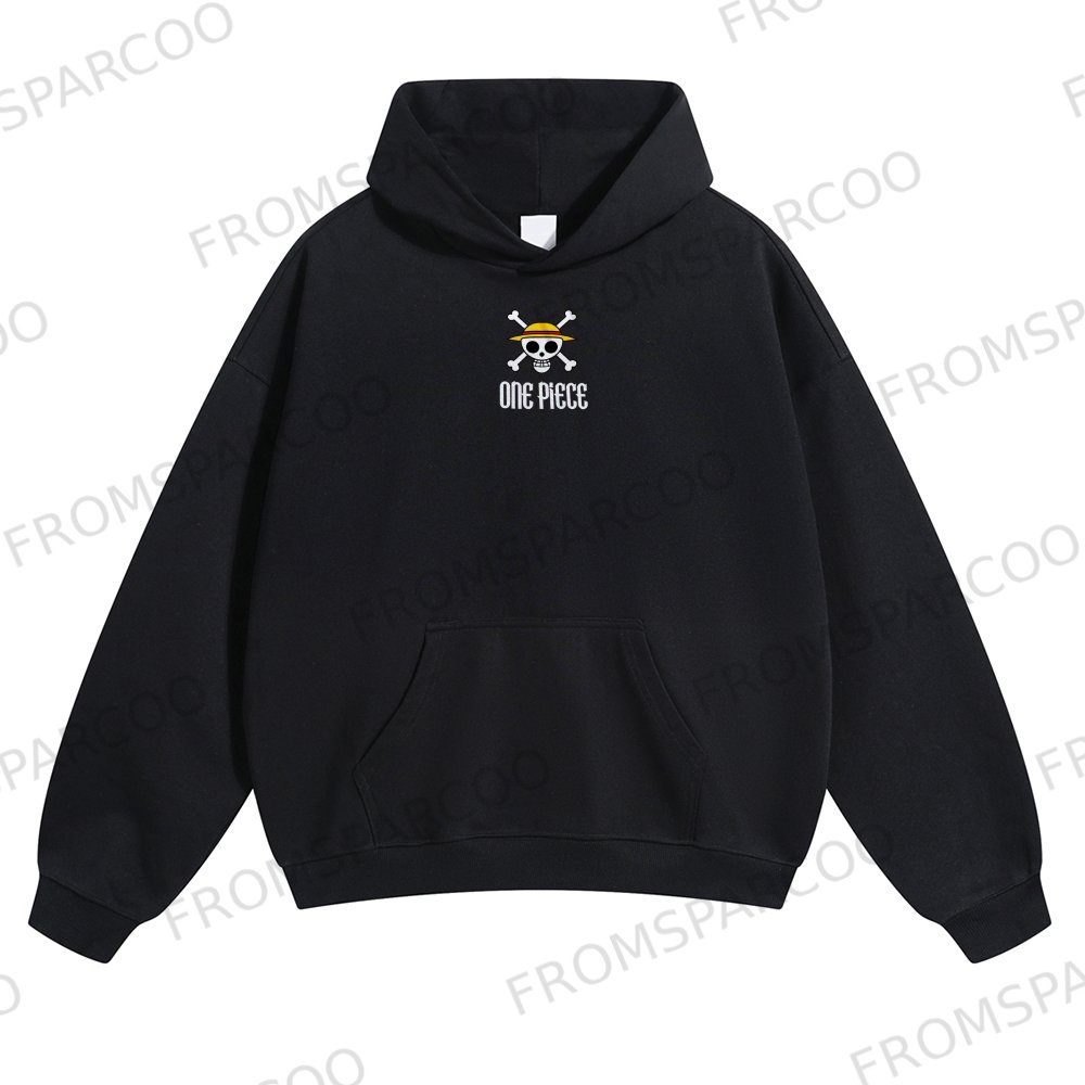 Unisex Casual Anime Print Hoodie