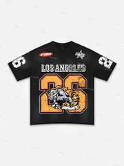 26 Legendary Animal Motion Vintage Graphic Washed T-shirt