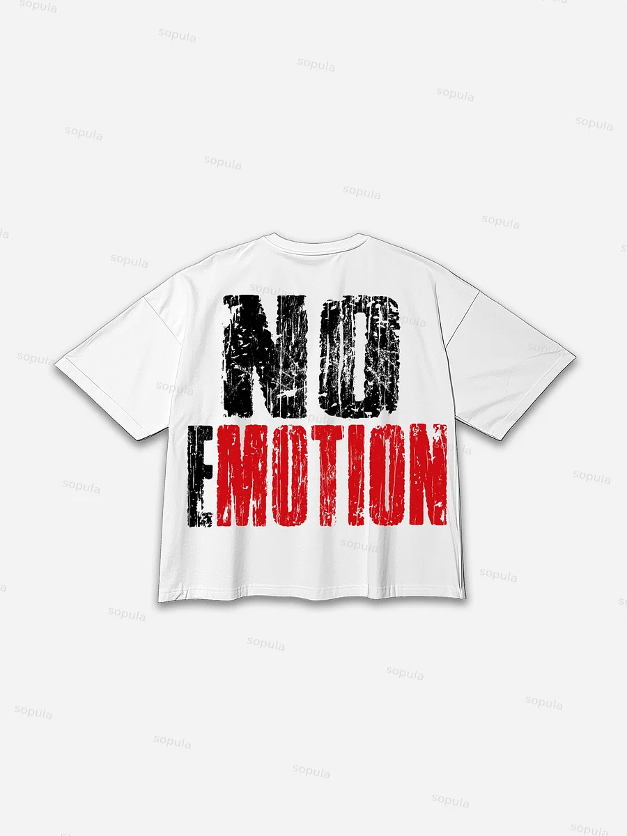No Emotion Graphics 100% Cotton Cropped T-Shirts