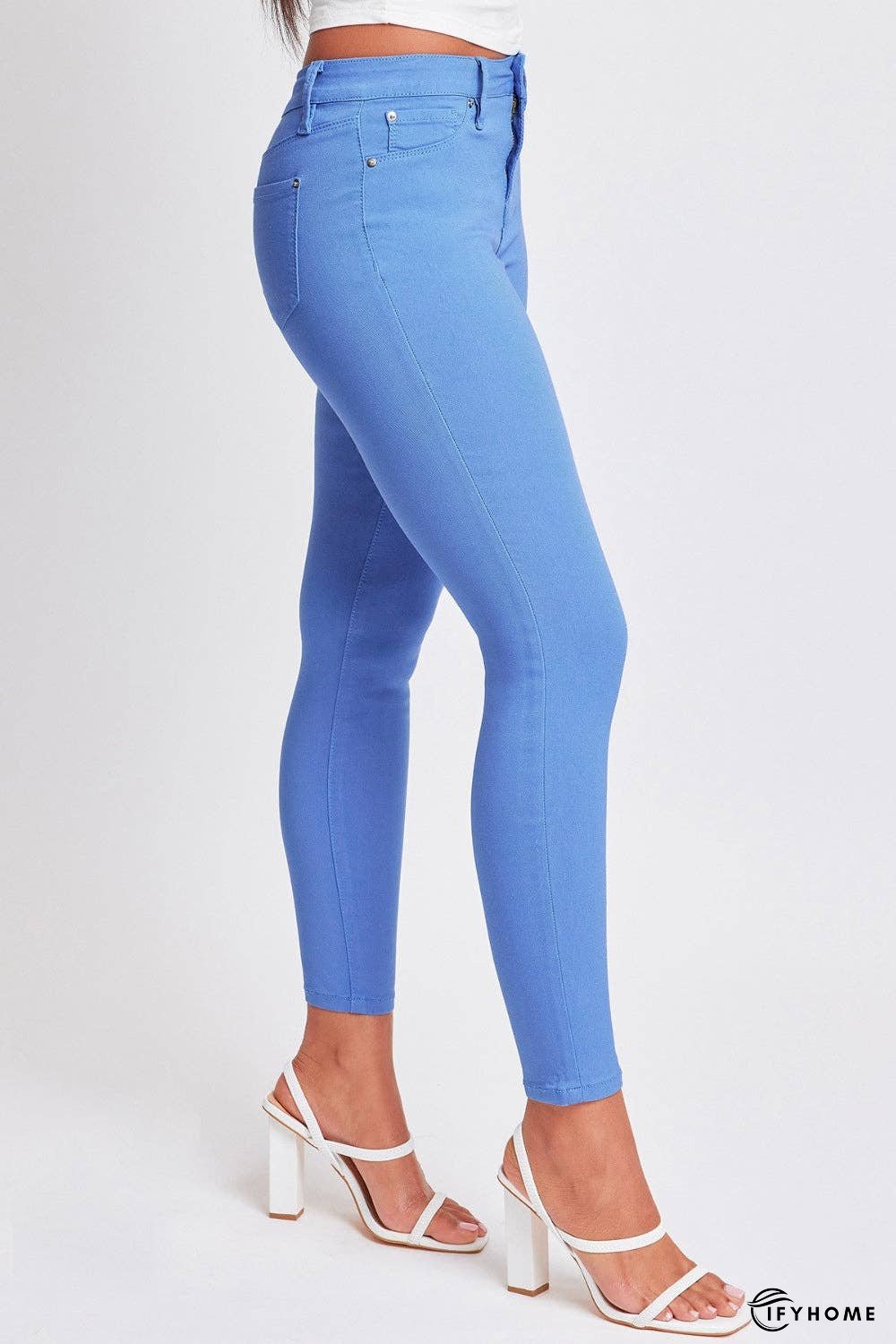 YMI Jeanswear Full Size Hyperstretch Mid-Rise Skinny Pants | IFYHOME