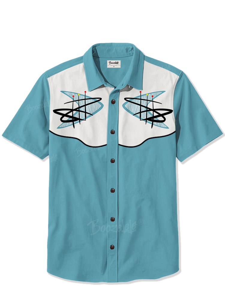 1950s Atomic  - 100% Cotton Shirt
