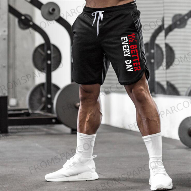 1% Better Men's Gym and Sports Fitness Shorts
