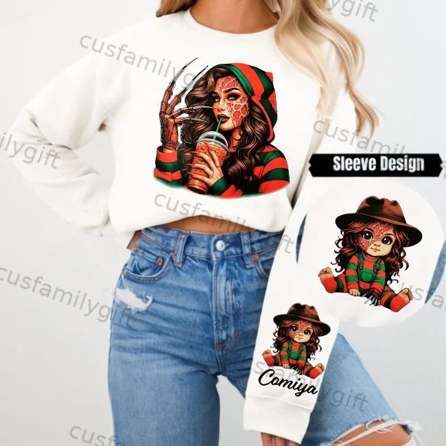 Personalzed Mom Sweatshrt Wth Kds Names, Custom Made To Order, Cute