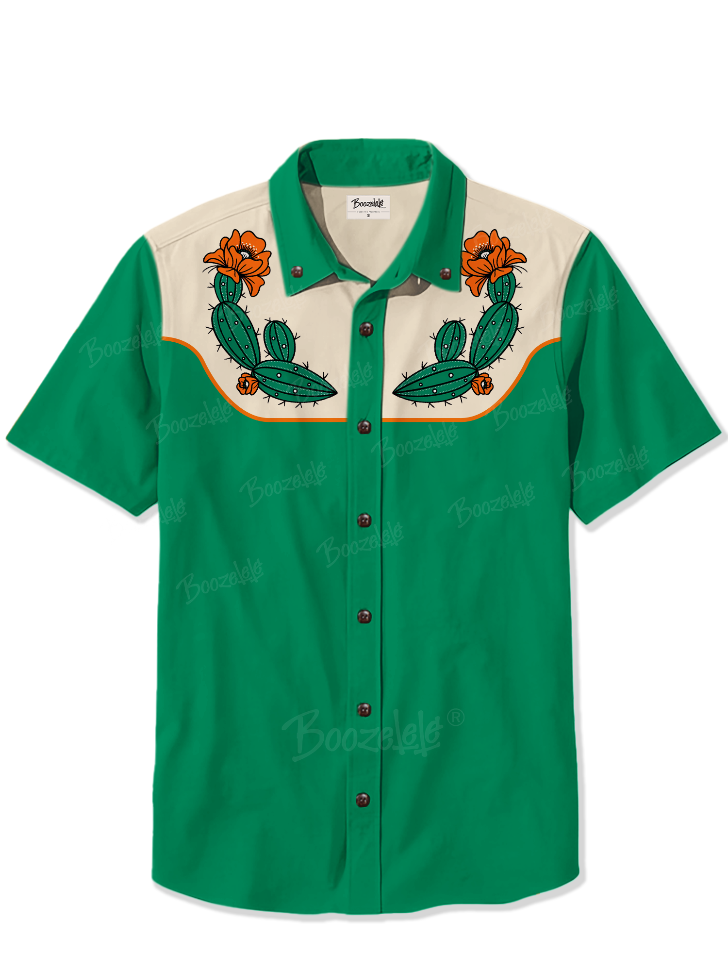 Western Cactus Flower- 100% Cotton Shirt