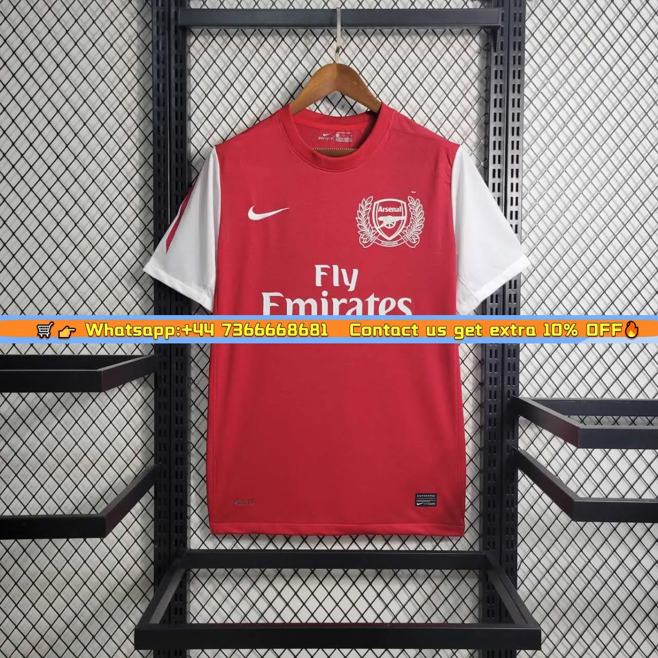 Arsenal Retro 11-12 125th Aniversary Home Stadium Jersey