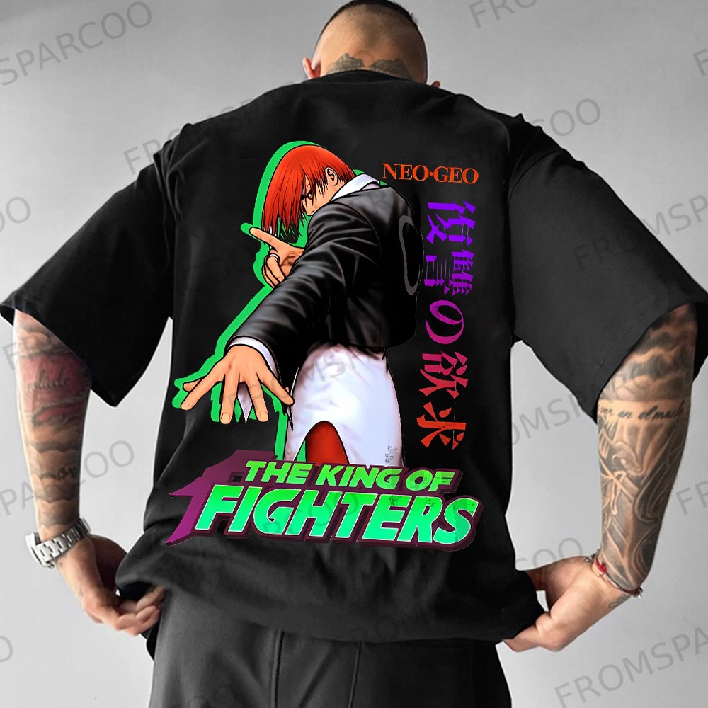 Casual  KOF Design Short Sleeves T-shirt