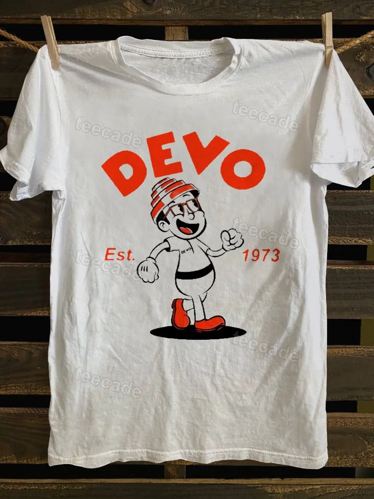 Teecade Teecade Devo Band 1973 T-shirt