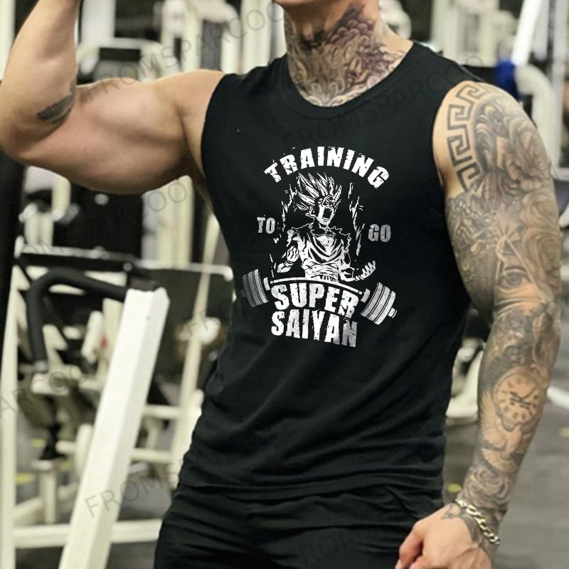 Men's DB Animation Printed Fitness Tank Top
