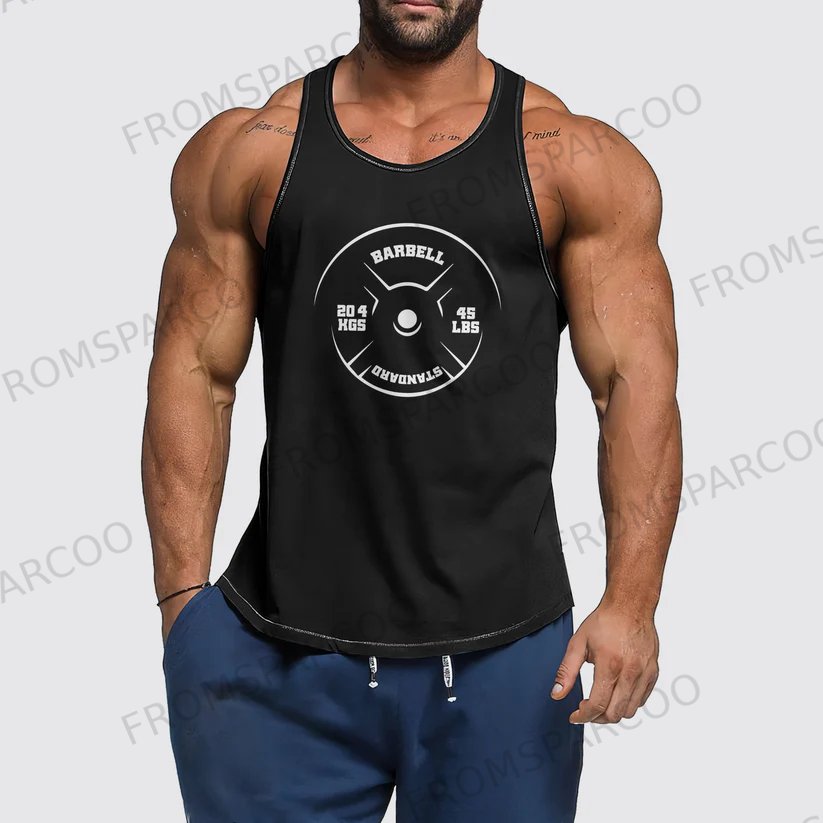 Men's Printed Fitness Tank Top