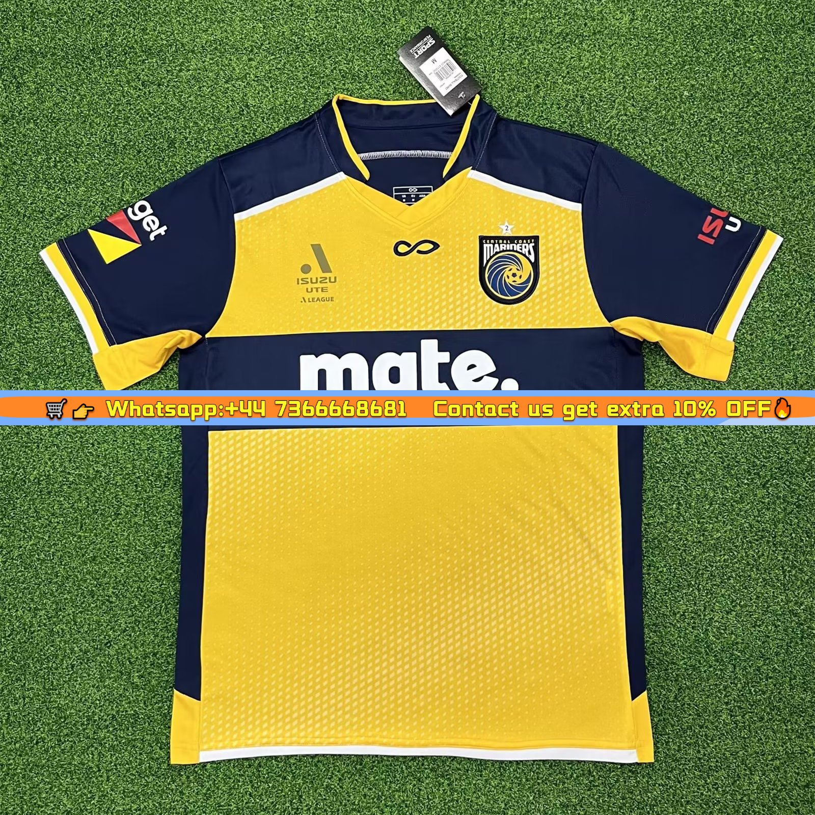 Central Coast Mariners 23-24 Home Stadium Jersey - Fans Version