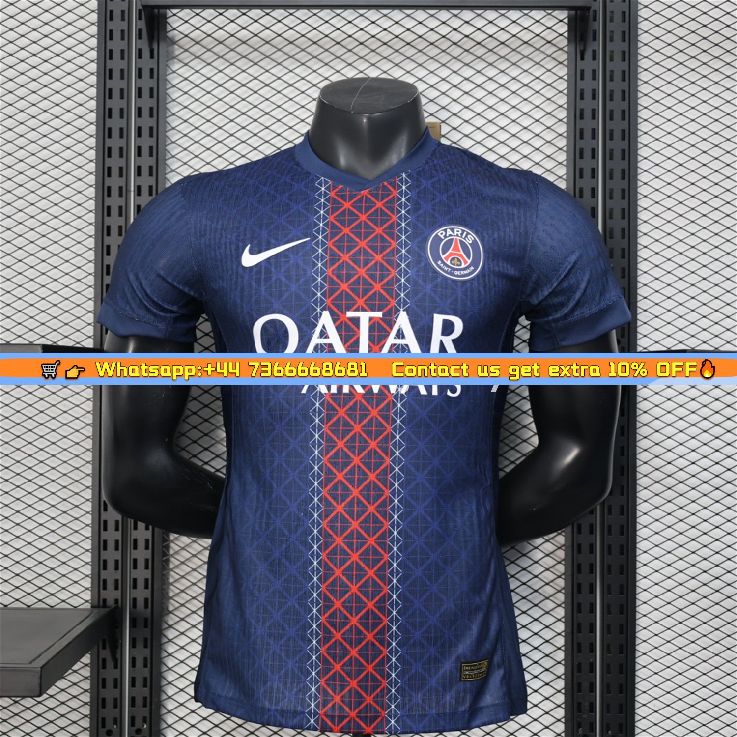 Paris Saint-Germain PSG 25-26 Home Jersey - Player Version