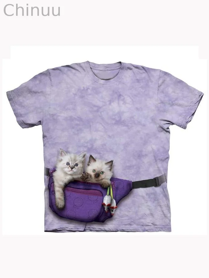 Women's Fun Animal Print Casual T-Shirt