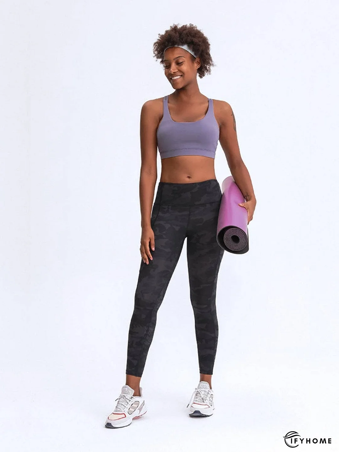 Wide Waistband Leggings with Pockets | IFYHOME