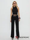 Magic Mirror Mid Rise Bootleg Jeans Washed Black