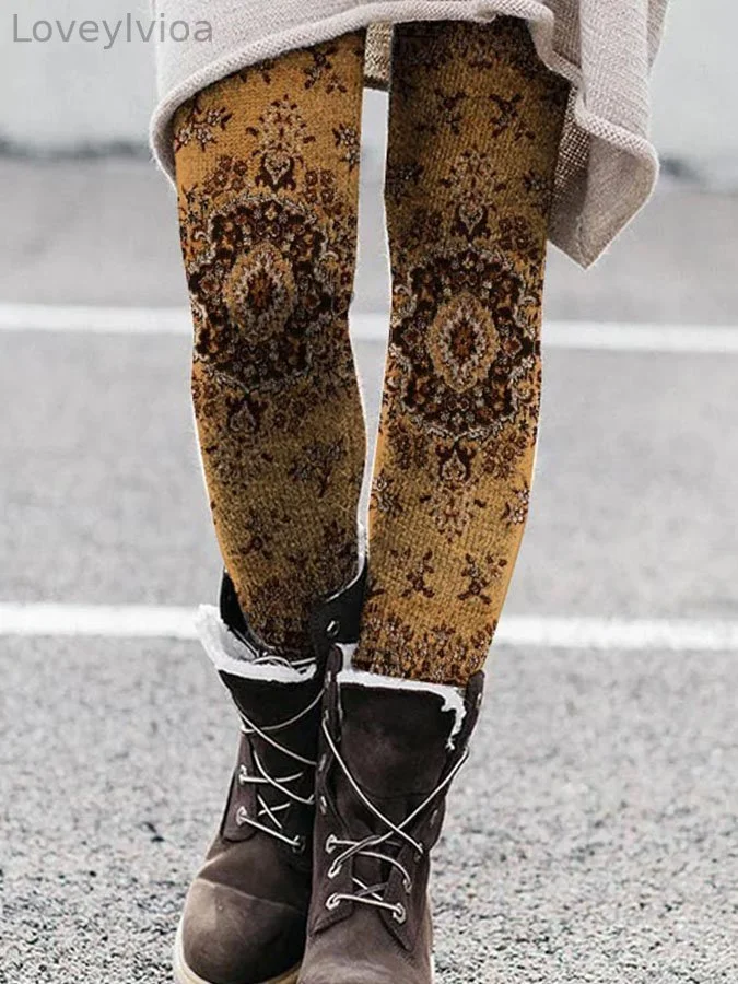 Women's Vintage Ethnic Print Leggings