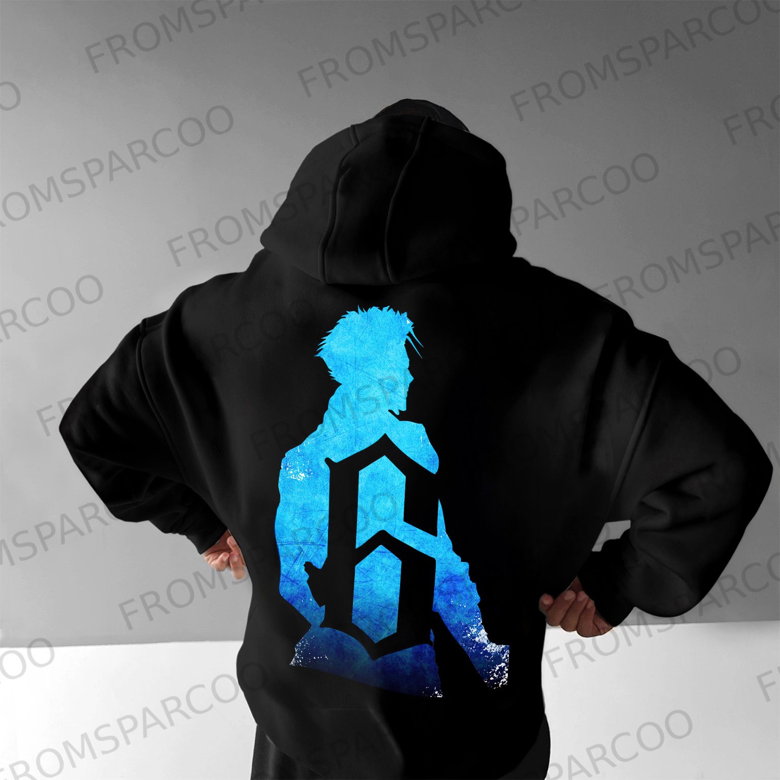 Grimmjow Unisex Casual Anime Print Oversized Hoodie