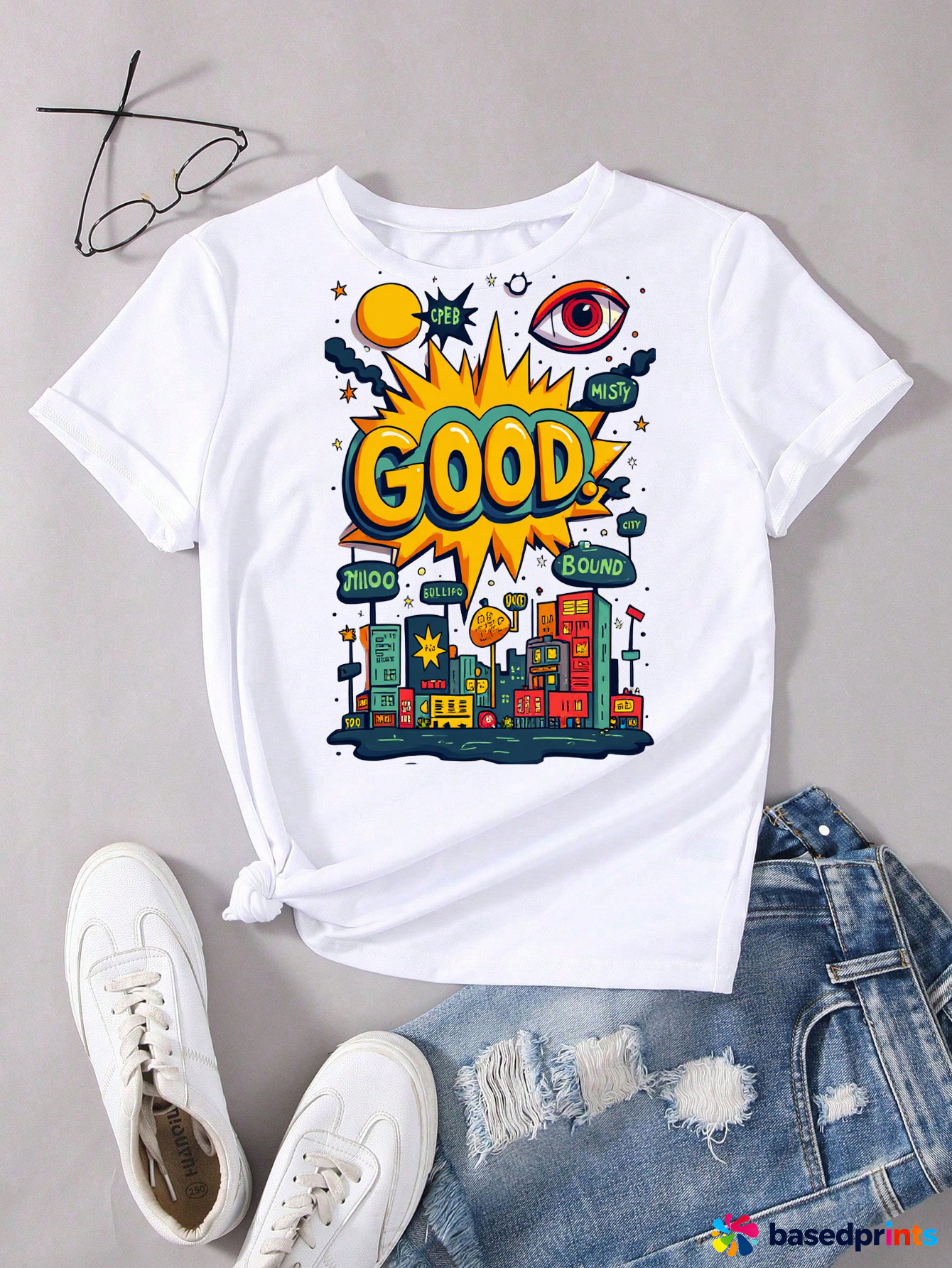 Good City Graphic Tee White