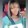 Glueless Short Bob Wig With Bangs Straight Hair Wigs