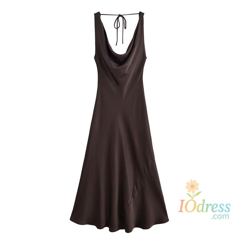 IO Dress Dresses Summer Women's 2025 New Chic Slim Elegant Women's Camisole Long Dress Women's Street Holiday Fashion Youth Dress IO Dress Store