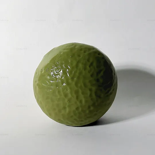 Matcha Pie Crunch handmade fluffy butter clay stress ball with chunky block beads - layered crunchy ASMR by JoliSlime