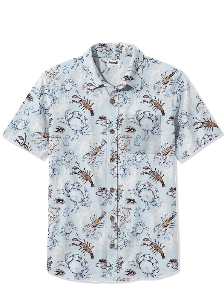 Watercolor Crab - 100% Cotton Shirt