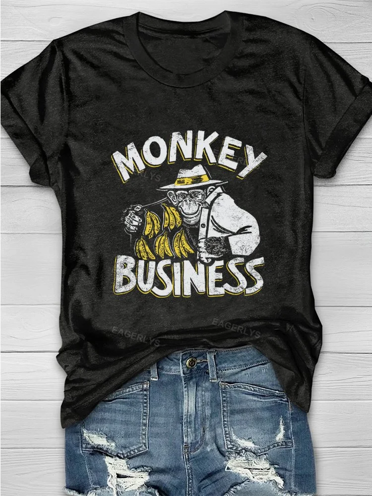 Eagerlys Monkey Business T-shirt Eagerlys