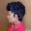 4Inch Short Curly Wave Wig