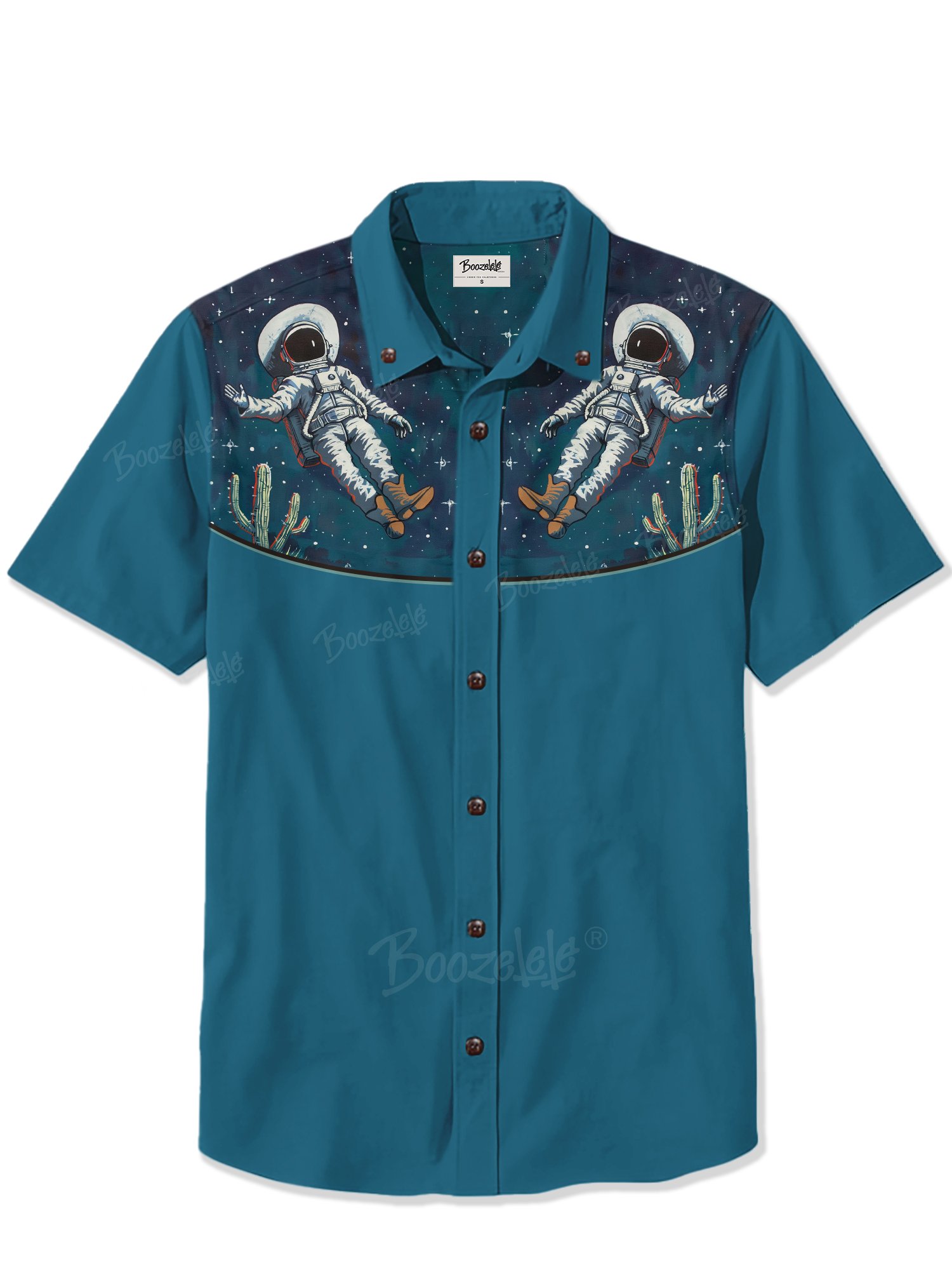 Space Astronaut Cowboy - 100% Cotton Shirt