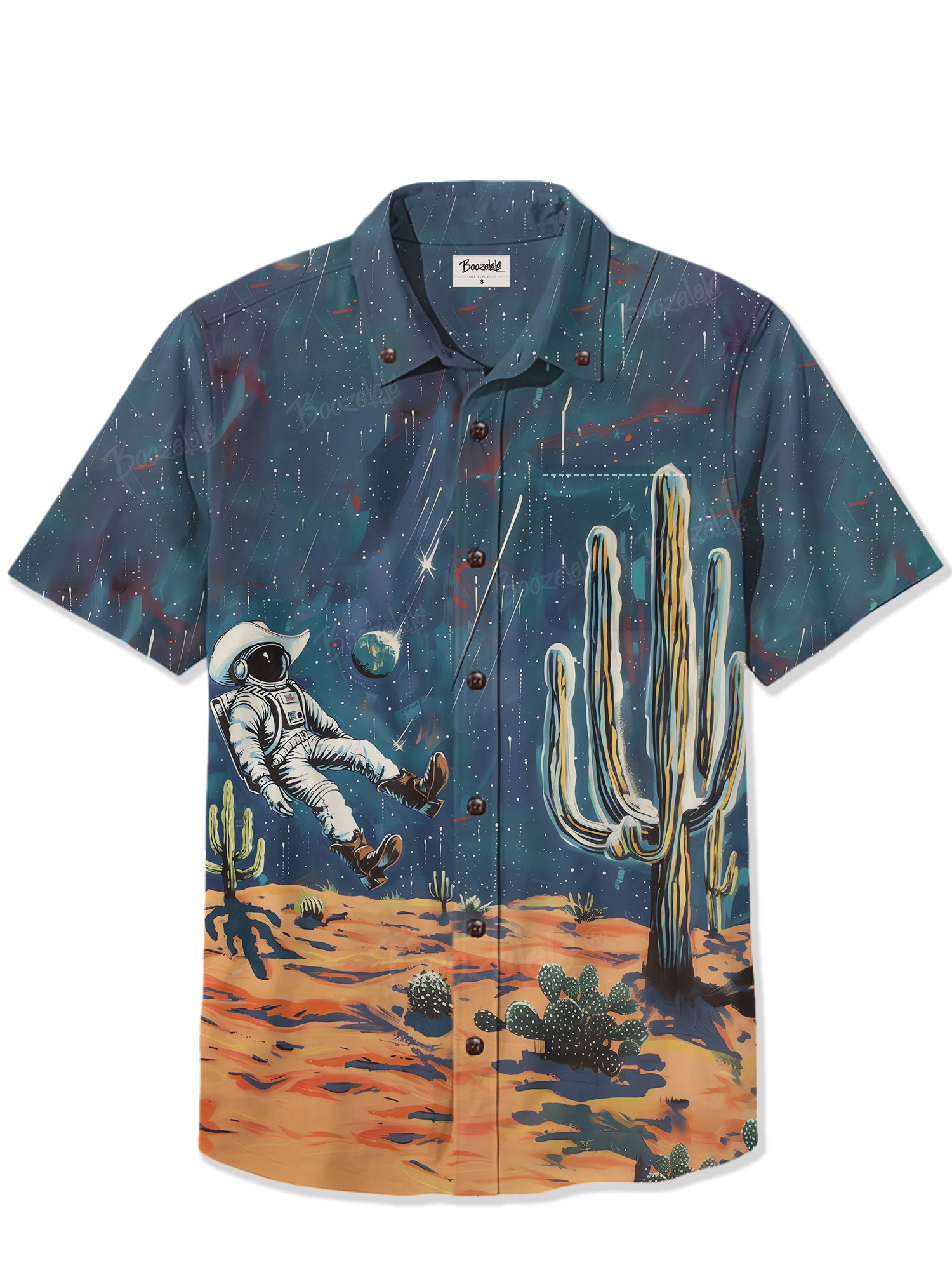 Space Astronaut Cowboy - 100% Cotton Shirt