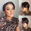 Glueless Natrual Short Bob Styles Silky Hair Straight Wig