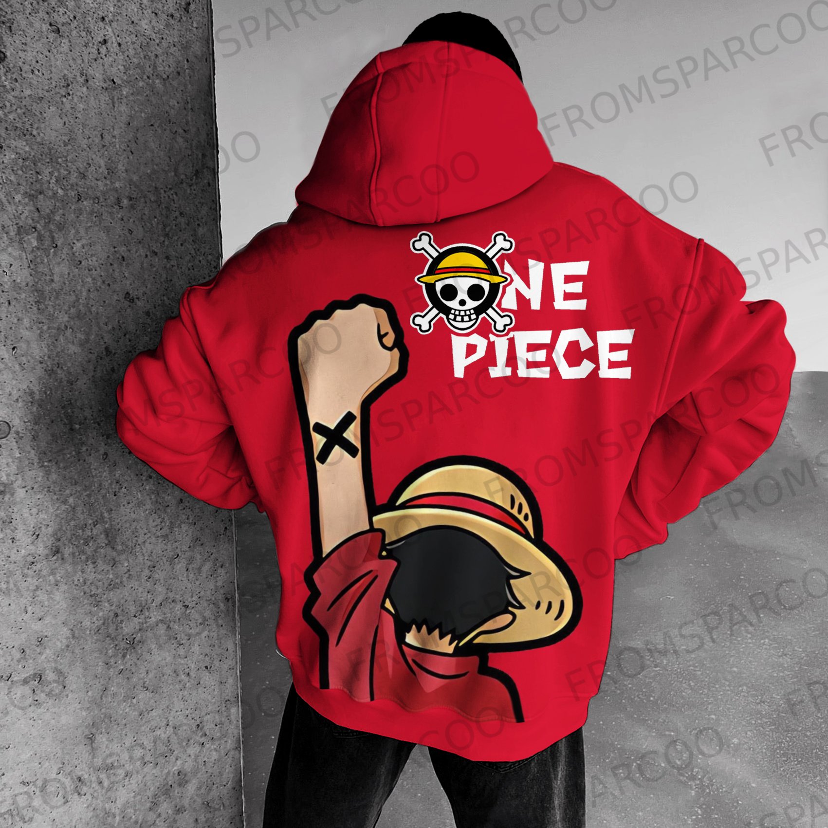 Oversize "One Piece" Hoodie