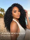 knots Curly Hair  Put on and Go Glueless Wig 150% High Density
