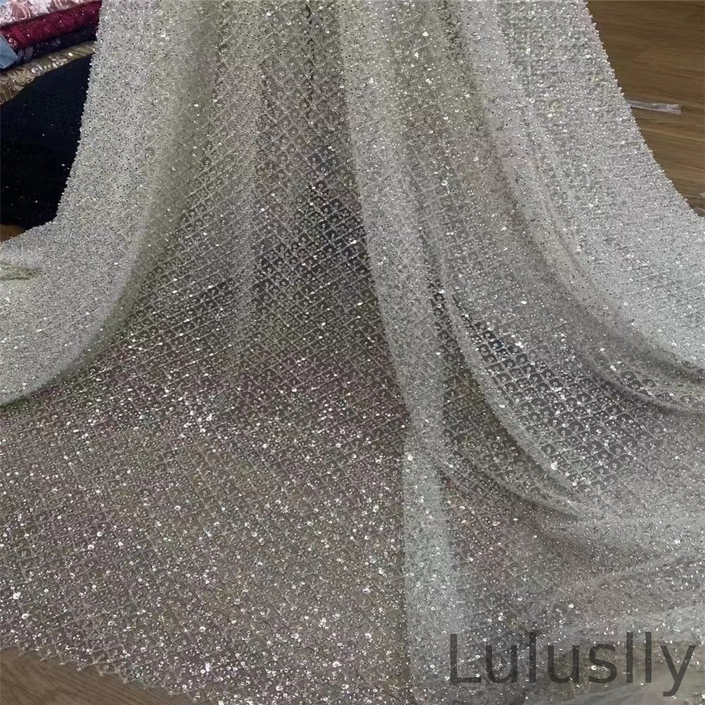 Luluslly Off-the-Shoulder Sequins Prom Dress Mermaid Long With Split