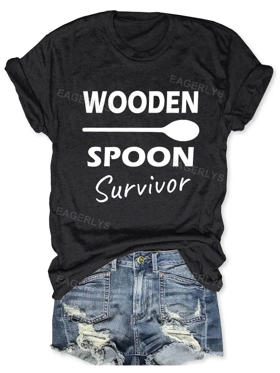 Eagerlys Wooden Spoon Survivor T-shirt Eagerlys
