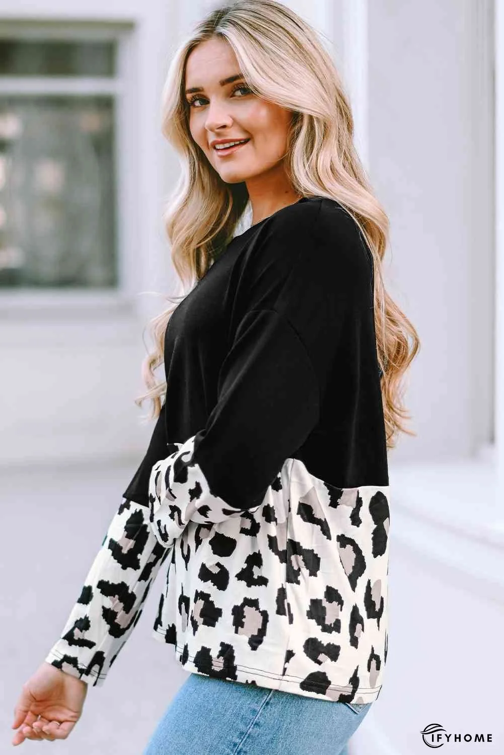 Leopard Long Sleeve T-Shirt | IFYHOME