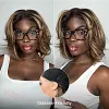  Ready-to-Wear Highlight Bob Wig &ndash; Glueless Short Layered Wig
