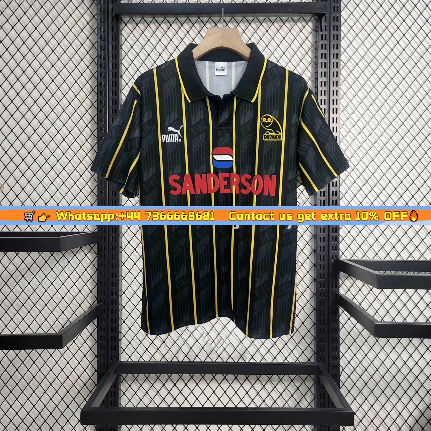 Retro Sheffield Wednesday 1994-95 Away Jersey