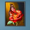 Diamond Painting - Full Round - butterflies and roses (40*50CM)  James Yang